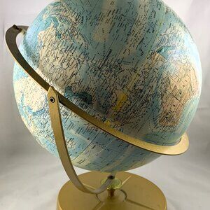 Vintage 12” Replogle Globe – World Classic Series, Raised Relief, 1980s